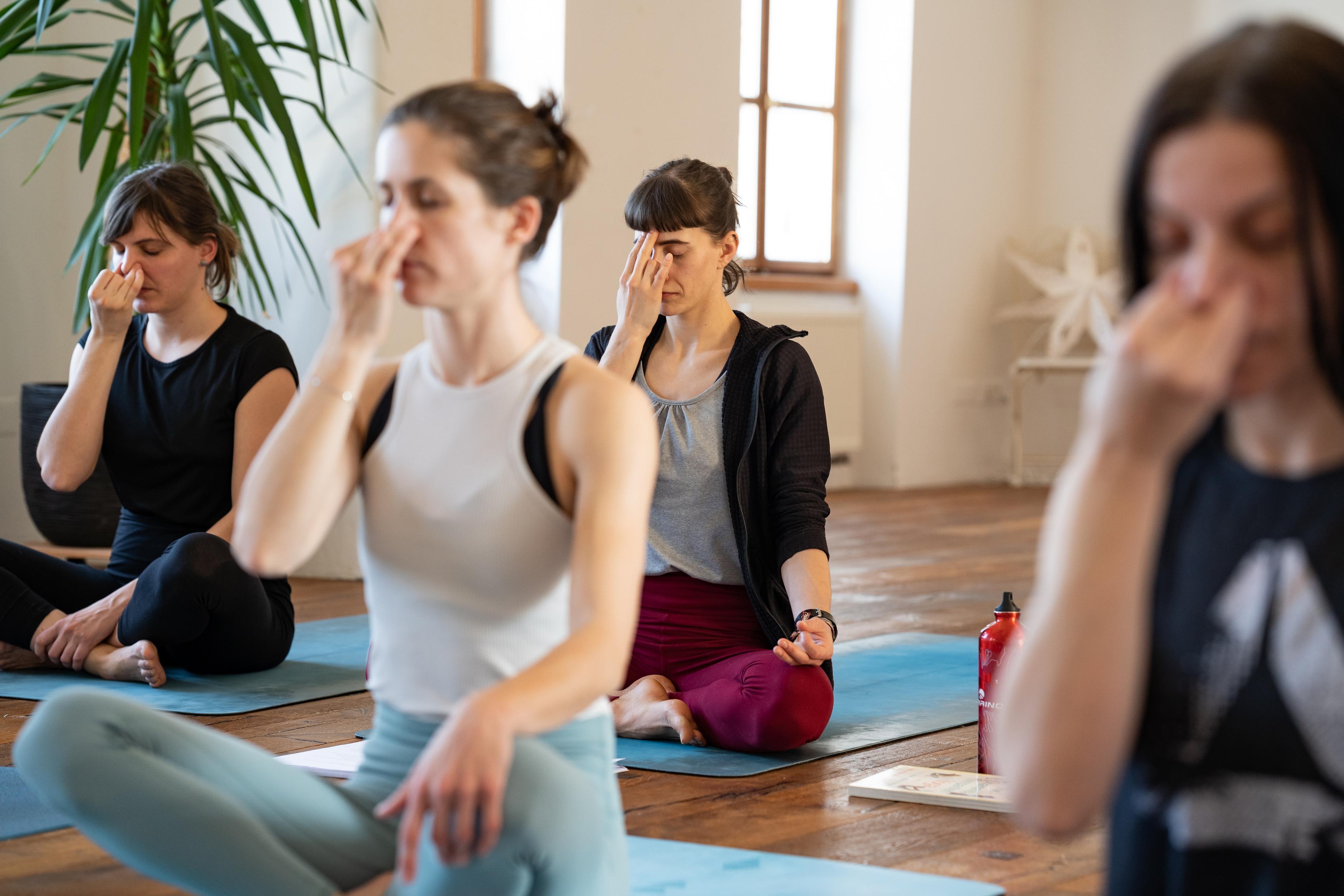 punce ki so se prijavile na tečaj za učitelja joge